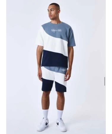 Project X Paris - Tricolor Sweatshorts - Navy