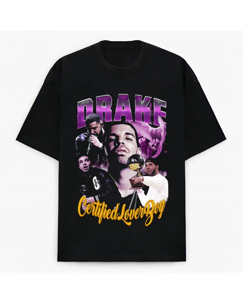 Block Custom - Drake Certified Lover Boy Merch Tee - Black | blocks...