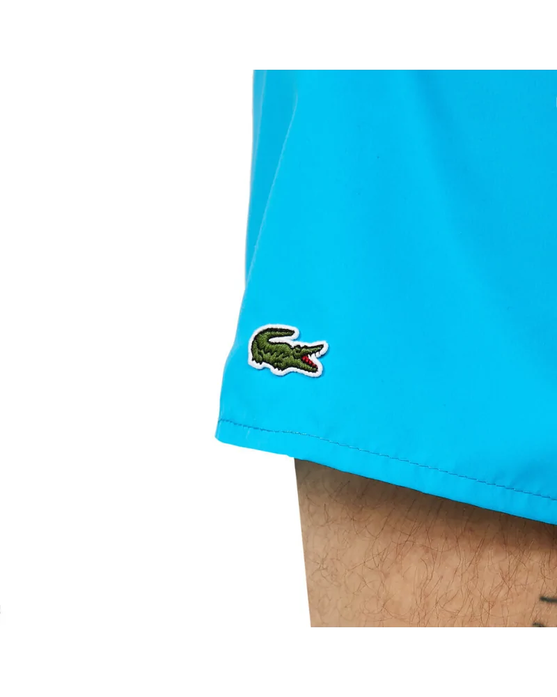 Lacoste - Light Quick-Dry Swim Shorts - Blue / Green | blockshops