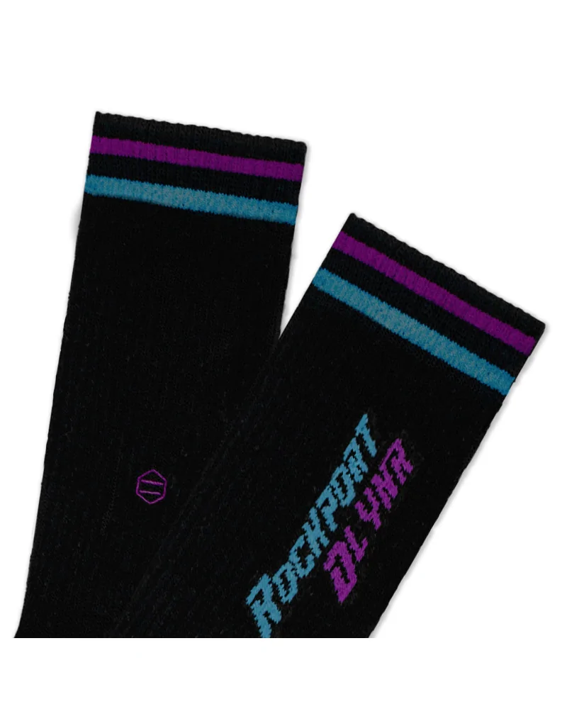 Dolly Noire X Kidd Keo - Rockport Logo Socks - Black/Mc | blockshops