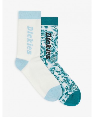 Dickies Life - Roseburg Socks - Floral / Blue