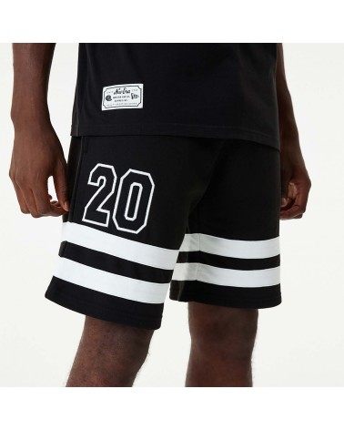 New Era - Statement Stripe Shorts - Black