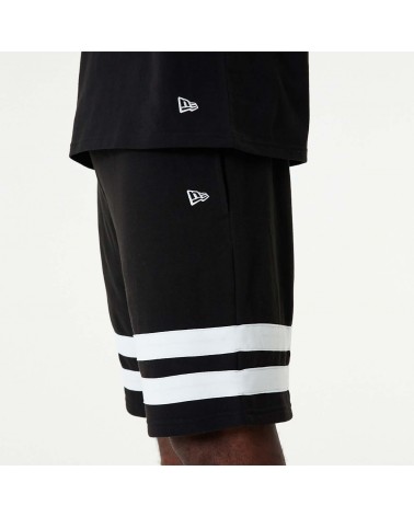 New Era - Statement Stripe Shorts - Black