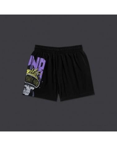 Dolly Noire - Party Hard Skull Swimshorts - Black