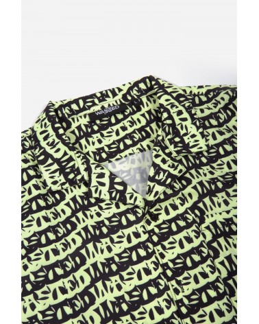 Wasted Paris - Shirt All Over Method - Lime Yellow / Black