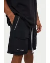 The Couture Club - Panneled Nylon Cargo Shorts - Black | blockshops