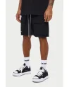 The Couture Club - Panneled Nylon Cargo Shorts - Black | blockshops