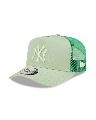 New Era - New York Yankees Tonal Mesh A-Frame Trucker Cap - Green