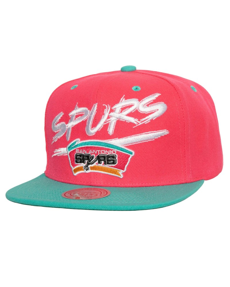 Mitchell & Ness NBA Chicago Bulls HWC Script Snapback Hat w/Pink Undervisor