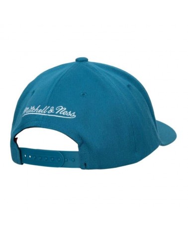 Mitchell & Ness Charlotte Hornets Team Ground Snapback Hat Teal