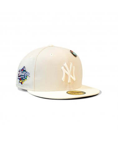 New Era - New York Yankees MLB World Series Pin 59FIFTY Fitted Cap - Cream
