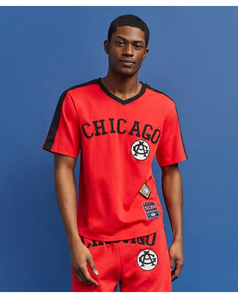 Reason x Negro League Baseball - NLBM Chicago American Giants Jersey - Red