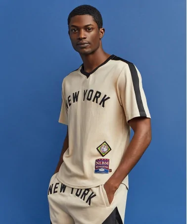 Reason x Negro League Baseball - NLBM NY BLK Yankees Pullover Jerse...