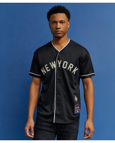 Reason x Negro League Baseball - NLBM NY BLK Yankees Button Up Base