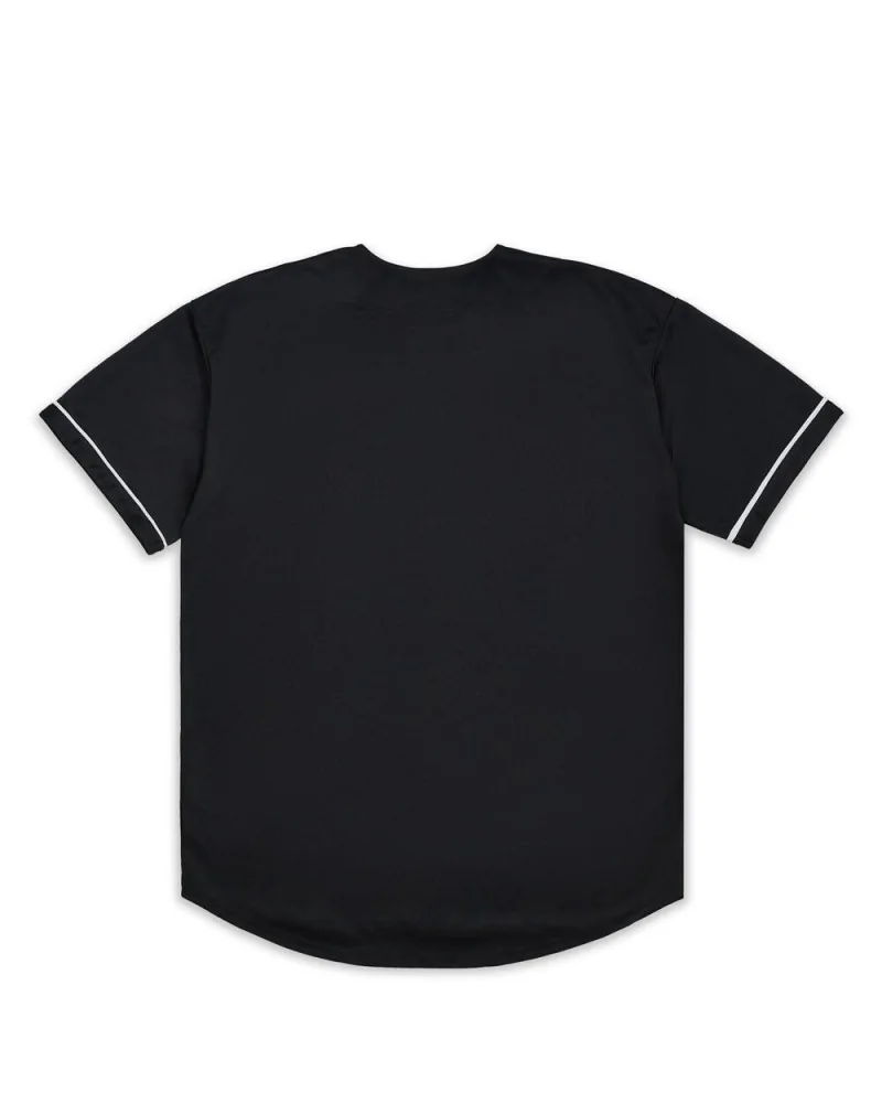 Reason x Negro League Baseball - NLBM BK Royal Giants Button Up Baseball Jersey - Black