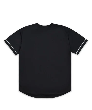 Reason x Negro League Baseball - NLBM BK Royal Giants Button Up Baseball Jersey - Black