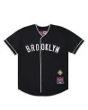 Reason x Negro League Baseball - NLBM BK Royal Giants Button Up Baseball Jersey - Black