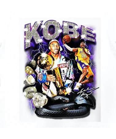 Block Custom - Kobe Mamba Rings Tee - White