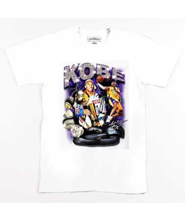 Block Custom - Kobe Mamba Rings Tee - White