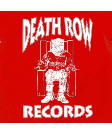 Block Custom - Death Row Records Logo Tee - Red | blockshops