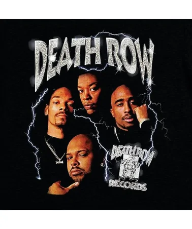 Block Custom - Death Row Records Headquarter Tee - Black