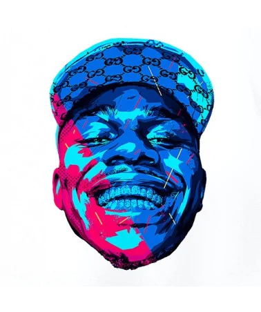 Block Custom - Da Baby Gxcci Head Tee - White | blockshops