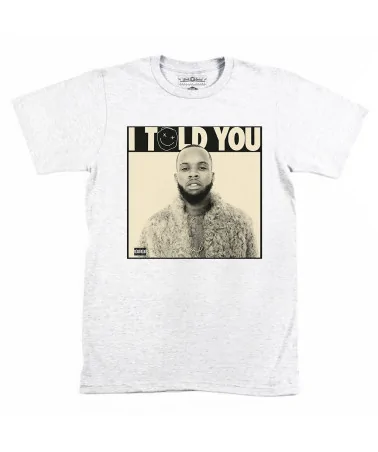 Block Custom - Tory Lanez I Told You Tee - Ash Grey | blockshops