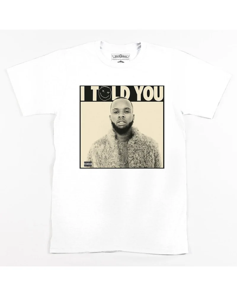 Block Custom - Tory Lanez I Told You Tee - White
