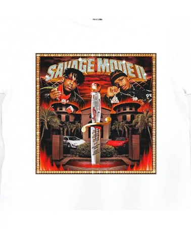 Block Custom - Savage Mode 2 Tee - White | blockshops