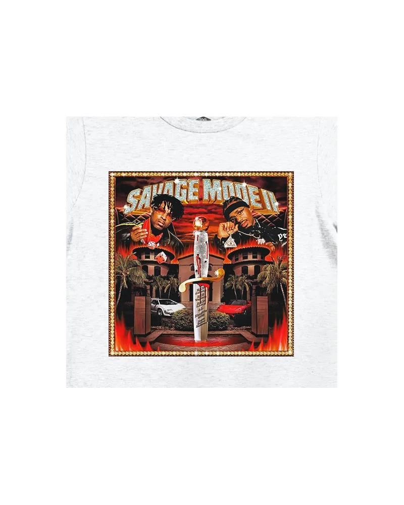 Block Custom - Savage Mode 2 Tee - Ash Grey | blockshops