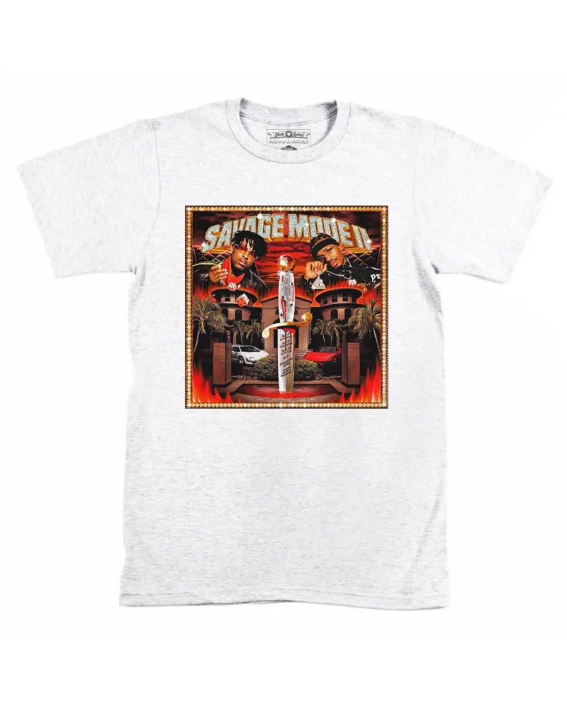 Block Custom - Savage Mode 2 Tee - Ash Grey | blockshops