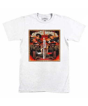 Block Custom - Savage Mode 2 Tee - Ash Grey