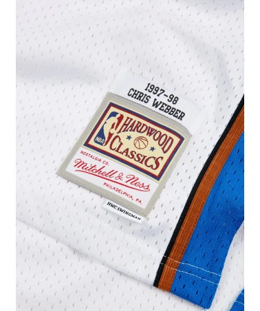 Mitchell & Ness - Home Jersey Chris Webber 1997 Washington Wizards - White / Blue