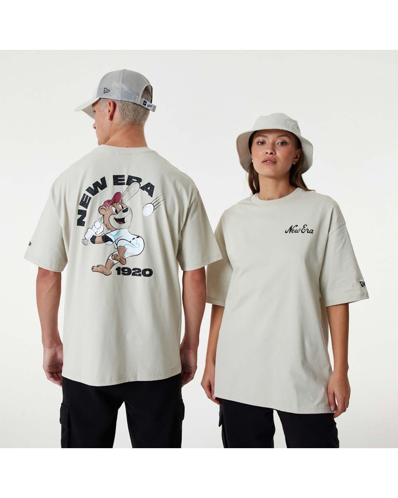 T-Shirt New Era Heritage Graphic MLB Boston Red Sox - Cream - men