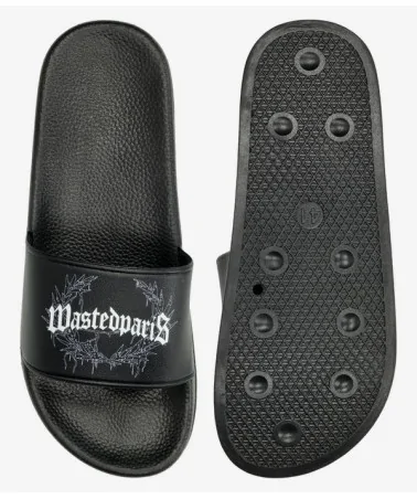 Wasted Paris - Columbia Bridge Slides - Black | blockshops