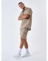Project X Paris - Textured Cargo Short - Beige | blockshops