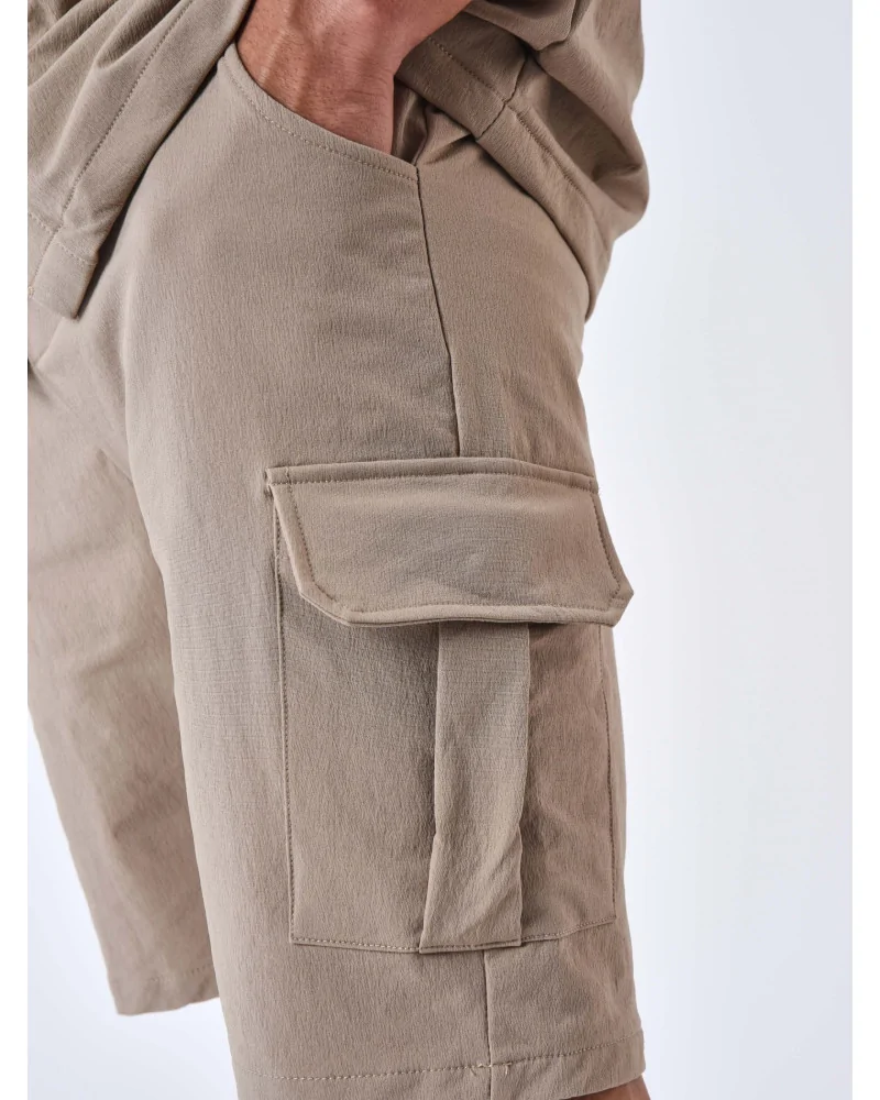 Project X Paris - Textured Cargo Short - Beige | blockshops