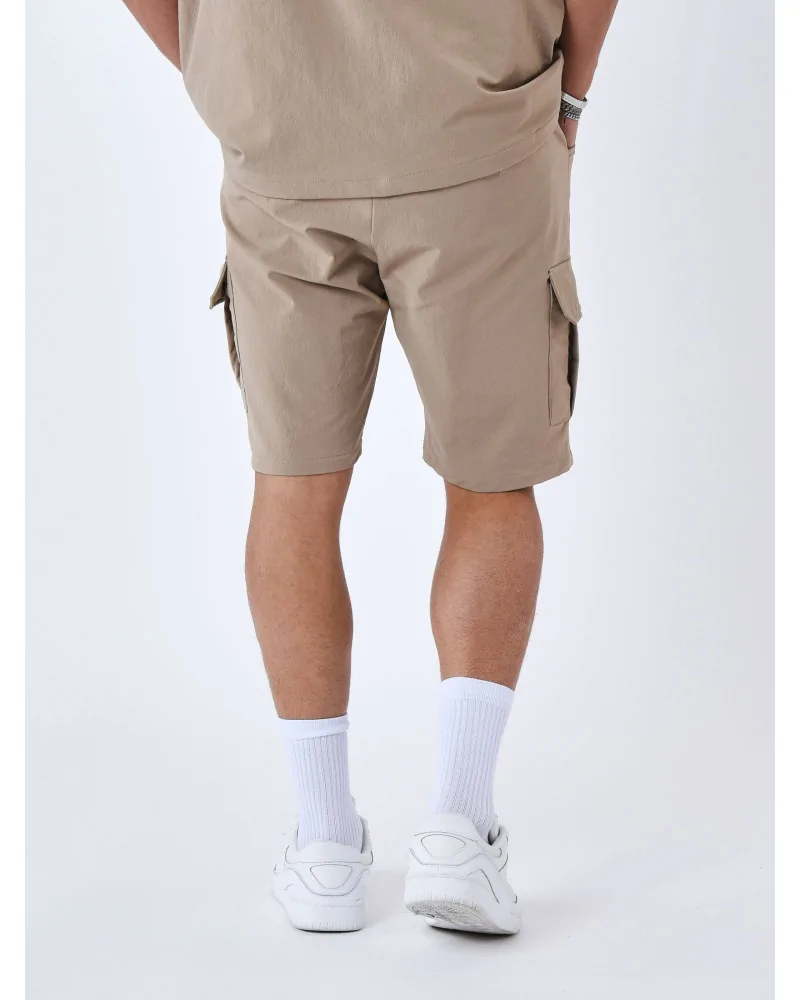 Project X Paris - Textured Cargo Short - Beige | blockshops