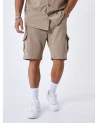 Project X Paris - Textured Cargo Short - Beige | blockshops