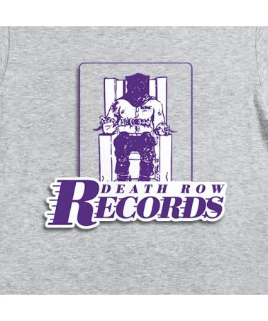 Block Custom - Death Row Lakers Mash Up Tee - Heather grey