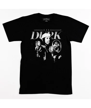 Block Custom - Lil Durk Vintage Portraits Tee - Black
