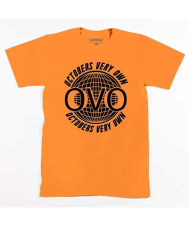 Block Custom - OVO Worldwide Logo Tee - Orange | blockshops