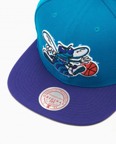 charlotte hornets snapback mitchell and ness