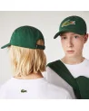 Lacoste Live - Oversized Logo Curved Cap - Dark Green