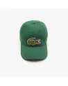 Lacoste Live - Oversized Logo Curved Cap - Dark Green