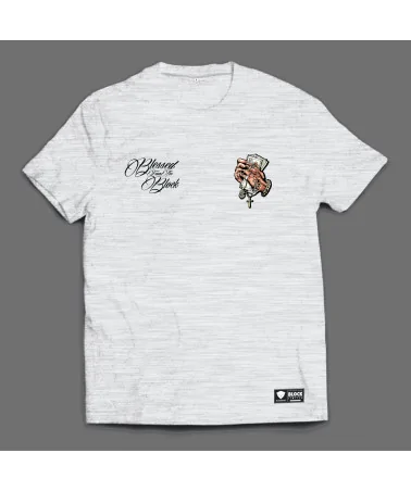 Block Limited - Blessed From The Block Tee - Ash Grey | blockshops