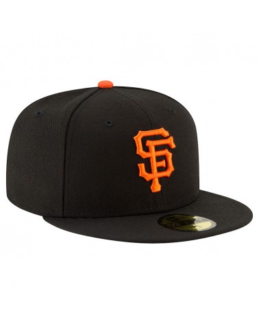 San Francisco Giants New Era Authentic Collection On-Field 59FIFTY Fitted Hat - Black/Orange 7 1/4