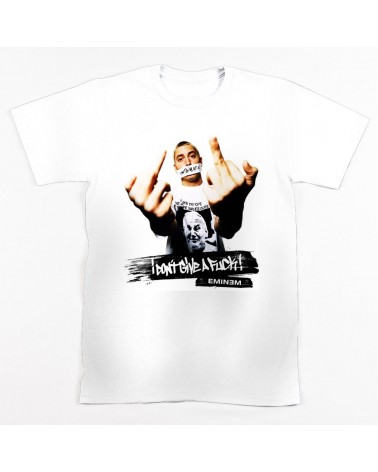 Block Custom EMINEM FUCK Tee - White