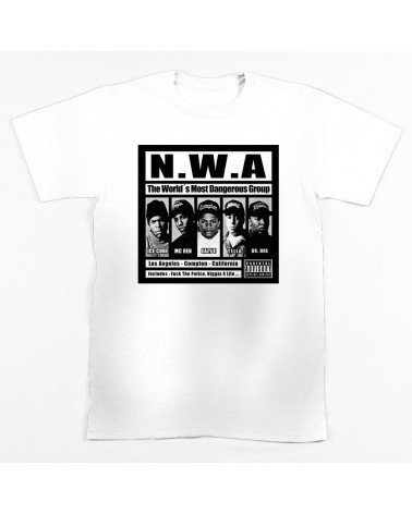 Block Custom N.W.A Tee - White