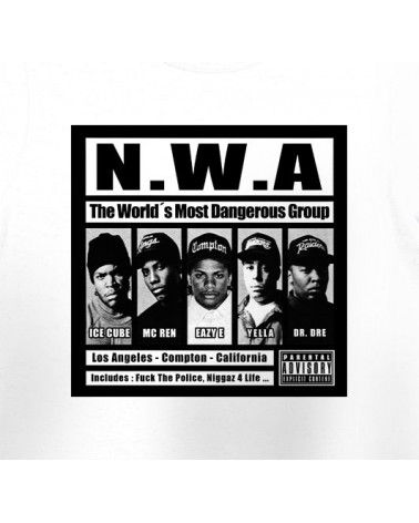 Block Custom N.W.A Tee - White